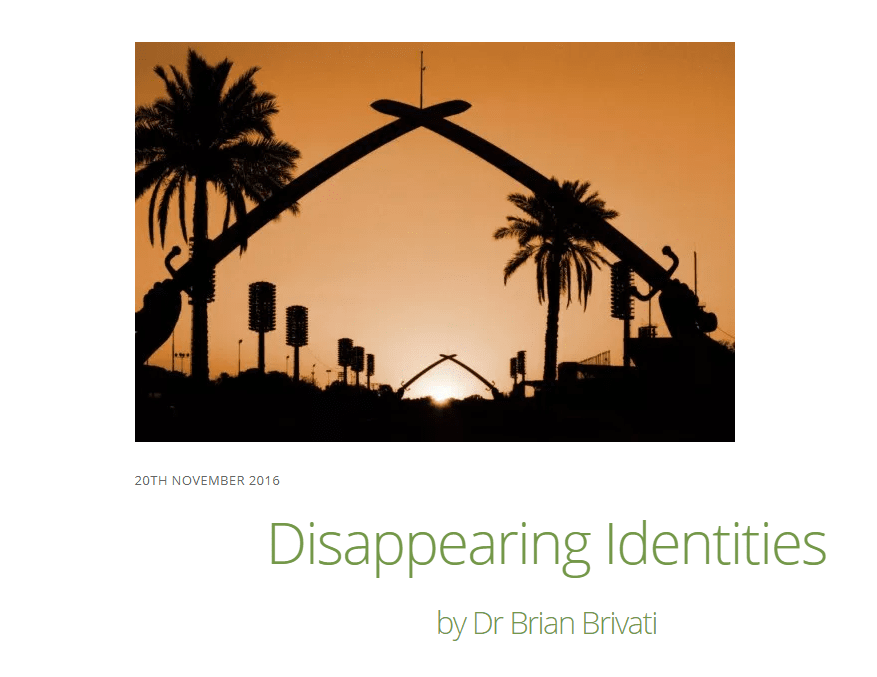 disappearing